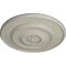 Ekena Millwork Floral Ceiling Medallion, Hand-Painted Pot of Cream Crackle, 23 1/2"OD x 2 3/4"P CM23FLPCC - alternate 2